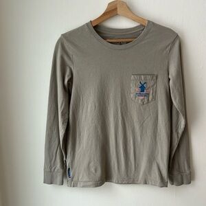 Dutch Bros Women’s Petite Graphic Cotton Long Sleeve Tee Size Small